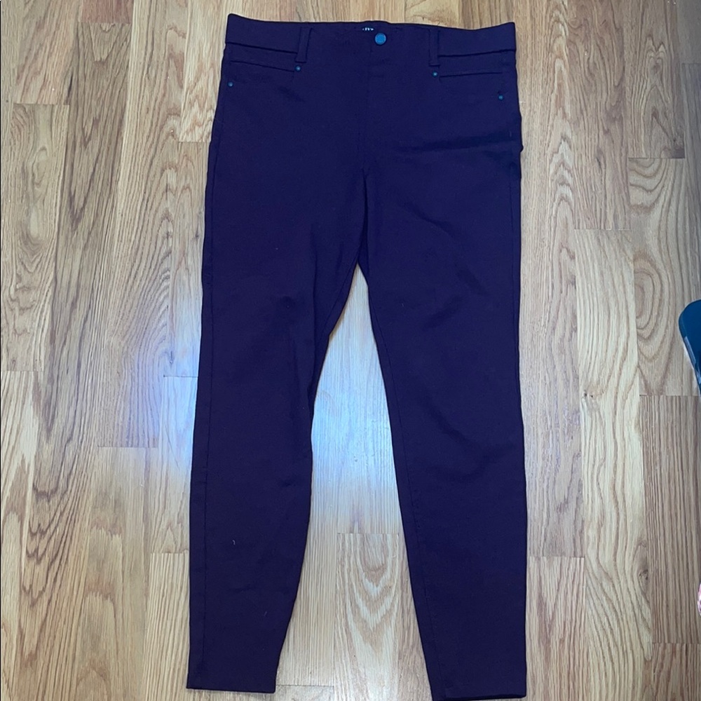 Liverpool Women's Deep Burgundy Skinny Jeans